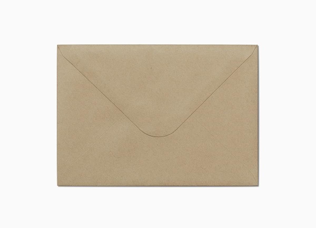 ENVELOPE C6 UNGLUED LIGHT BROWN NATURE PAPER GALLERY 280220 ARGO